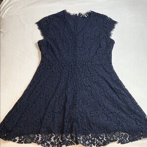 H&M Navy Lace Mini Dress